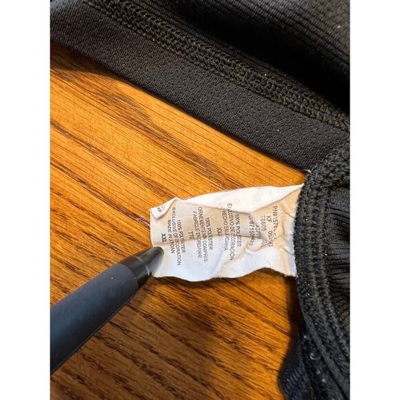 Champion Vapor crewneck short sleeve black knit T-shirt, men's 2XL - Picture 6 of 6